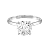 1 1/2CT SOLITAIRE LAB GROWN DIAMOND RING IN 14K  WHITE GOLD - Image 2 of 0
