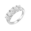 2CT Lab Grown Diamond  Emerald Cut Band 14K White - Image 1 of 0