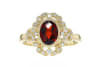 Garnet and Diamond Ring 14K Yellow Gold Ring - Image 2 of 0