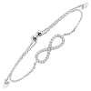 Silver  Infinity Bolo Bracelet - Image 1 of 0