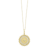 Diamond and 14K Yellow Gold Medallion Pendant - Image 2 of 0