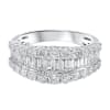 Diamond Baguette Band 14K White Gold 2 1/4ctw - Image 2 of 0
