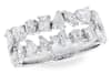 Fancy Cut Diamond Band 1.33ctw. 14K White Gold - Image 1 of 0