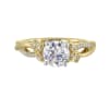 14K Yellow Gold Semi for 1ct Round Stone - Image 3 of 0