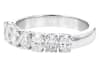 Oval Diamonds 1.33ctw. Band in 14K White Gold - Image 3 of 0