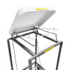 R&B Wire Single Deluxe Easy Access Hamper - No Bag - Image 2 of 0
