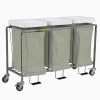 R&B Wire Triple Deluxe Easy Access Hamper - Image 3 of 0