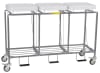 R&B Wire Triple Deluxe Easy Access Hamper - No Bag - Image 1 of 0