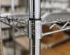 R&B Wire Rolling Wire Shelving Cart 24 x 36 x 78 With Wire Shelves - (72"ht. Poles) - Image 4 of 0