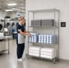 R&B Wire Shelving Unit 18 x 48 x 72 Wire Shelves (without Casters) - Image 3 of 0