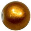 10mm Matte Gold Faux Pearl Beads sold individually - Image 1 of 0