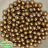 10mm Gold Acrylic Matte Pearl Beads sold in packages of 800 beads	 - Image 1 of 0