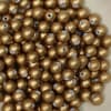 10mm Gold Acrylic Matte Pearl Beads sold in packages of 800 beads	 - Image 2 of 0
