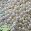 10mm Matte White Faux Pearl Beads sold individually - Image 2 of 0