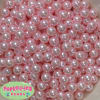 10mm Baby Pink Faux Pearl Beads sold in packages of 50 beads - Image 1 of 0