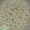 10mm Cream Faux Pearl Beads sold in packages of 50 beads - Image 1 of 0