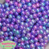 10mm Jewel Tone Ombre Faux Pearl Beads sold in packages of 50 beads - Image 1 of 0