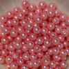 10mm Shell Pink Faux Pearl Beads sold in packages of 50 beads - Image 2 of 0