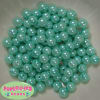 10mm Turquoise Faux Pearl Beads sold in packages of 50 beads - Image 1 of 0