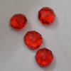 12mm Clear Red Abacus Acrylic Beads - Image 2 of 0