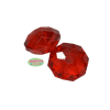12mm Clear Red Abacus Acrylic Beads - Image 3 of 0