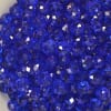12mm Clear Royal Blue Abacus Acrylic Beads - Image 2 of 0