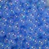 12mm Baby Blue AB Finish Miracle Acrylic Bubblegum Beads - Image 2 of 0