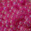 12mm Hot Pink AB Finish Clear Acrylic Bubblegum Beads - Image 2 of 0