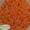 12mm Orange Clear AB Finish Miracle Acrylic Bubblegum Beads - Image 1 of 0