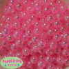 12mm Pink AB Finish Clear Acrylic Bubblegum Beads - Image 1 of 0