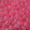 12mm Pink AB Finish Clear Acrylic Bubblegum Beads - Image 2 of 0