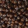 12mm Brown Faux Pearl Bead with Rhinestones sold in packages of 50 beads - Image 2 of 0