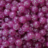 12mm Hot Pink Faux Pearl Bead with Rhinestones sold in packages of 50 beads - Image 2 of 0
