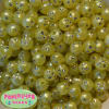 12mm Yellow Faux Pearl Bead with Rhinestones sold individually - Image 2 of 0