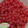 12mm Red AB Finish Bubble Acrylic Bubblegum Beads - Image 2 of 0