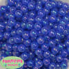 12mm Royal Blue AB Finish Bubble Acrylic Bubblegum Beads - Image 1 of 0