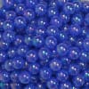 12mm Royal Blue AB Finish Bubble Acrylic Bubblegum Beads - Image 2 of 0