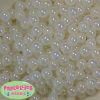 12mm White Bubble Bead Acrylic Bubblegum Beads - Image 2 of 0