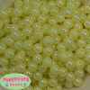 12mm Acrylic Yellow Bubble Bubblegum Beads 200pc - Image 1 of 0