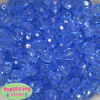 12mm Blue Faceted Acrylic Bubblegum Bead - Image 2 of 0