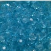 12mm Clear Cyan Blue Faceted Acrylic Bubblegum Beads - Image 2 of 0