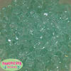 12mm Clear Mint Faceted Acrylic Bubblegum Beads - Image 1 of 0