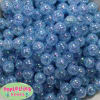 12mm Acrylic Baby Blue Crackle Bubblegum Bead - Image 2 of 0