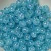 12mm Blue Crackle Bubblegum Beads sold in packages of 50 beads - Image 2 of 0