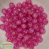 12mm bulk Hot Pink  Crackle Beads 200 pc - Image 1 of 0