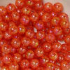 12mm Orange Crackle Beads sold in packages of 50 beads - Image 2 of 0