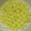 12mm Acrylic Yellow Crackle Bubblegum Beads sold by the bead - Image 2 of 0