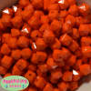 12mm Orange Acrylic Cube Bubblegum Beads - Image 1 of 0