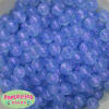 12mm baby blue Frost Acrylic Frost Beads sold in packages of 50 beads - Image 1 of 0
