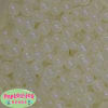 12mm Acrylic Cream Frost Bubblegum Beads sold by the bead - Image 2 of 0